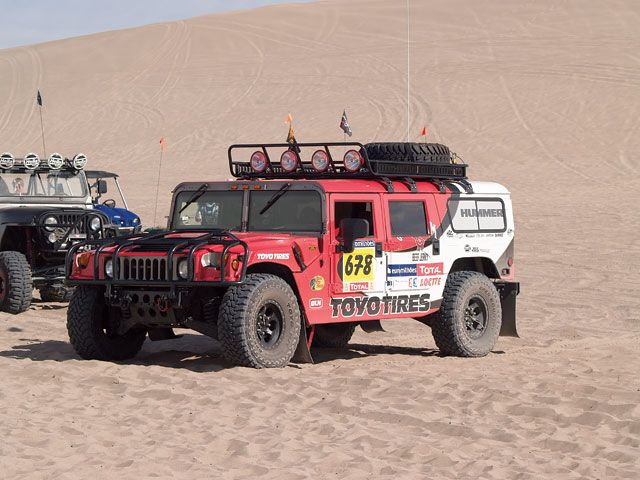 hummer h2 at high altitude